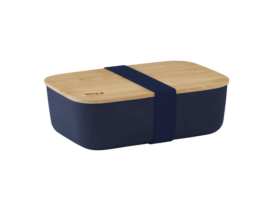 Eco Lunchbox - Met bamboe deksel - Blauw