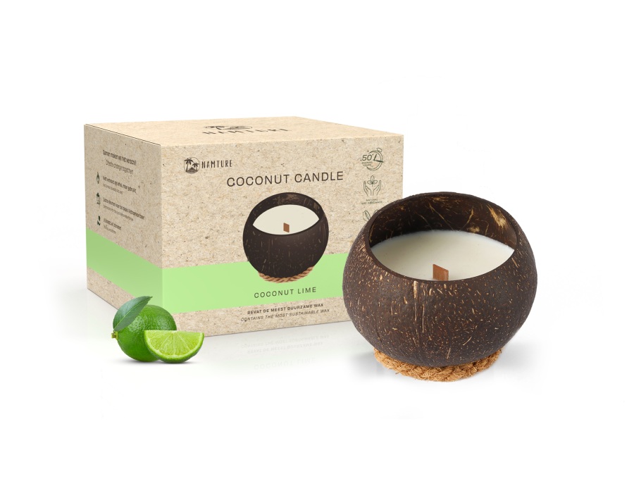 Kokosnusskerze - Coconut Lime