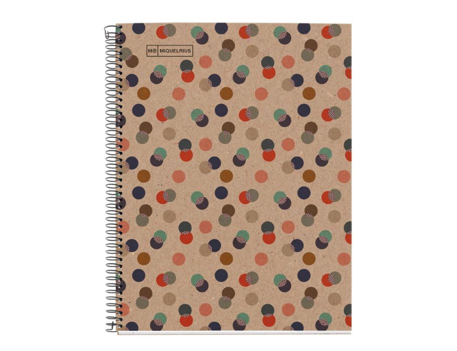 Notitieboek - ECO Confetti -  A4 Blanco - 80 blz