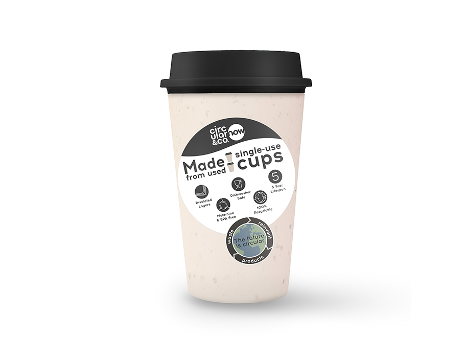 Now RCup 340 ml - Creme/Zwart