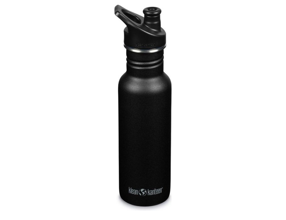 Trinkflasche - Classic -  Narrow -  Sportverschluss - 532 ml (18 oz) - zwart 