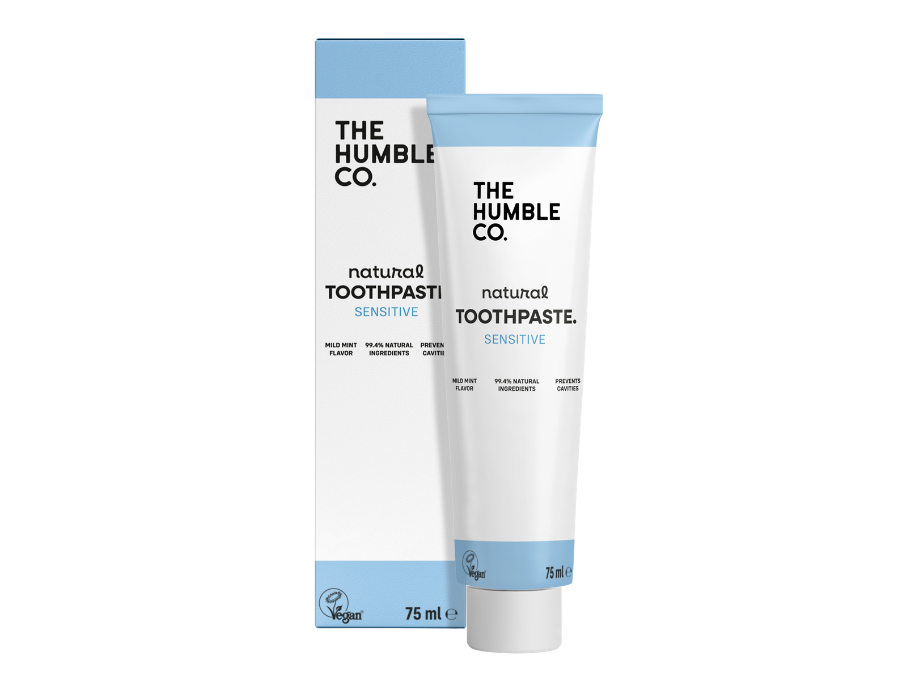 The Humble Co. Tandpasta Sensitive Mint - 75ml | Eco-Logisch