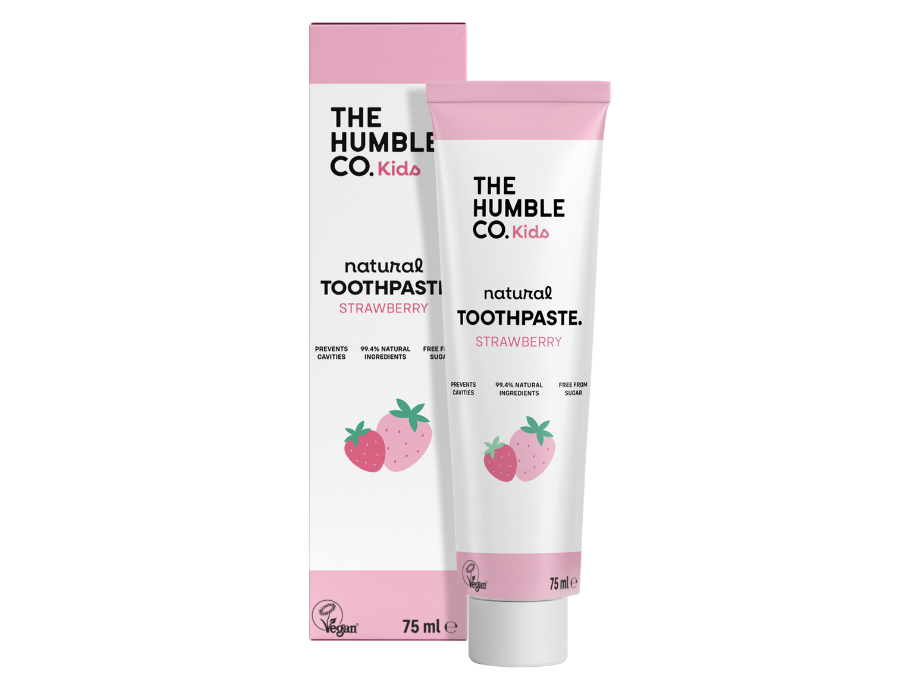 The Humble Co. Kindertandpasta Aardbei | Eco-Logisch