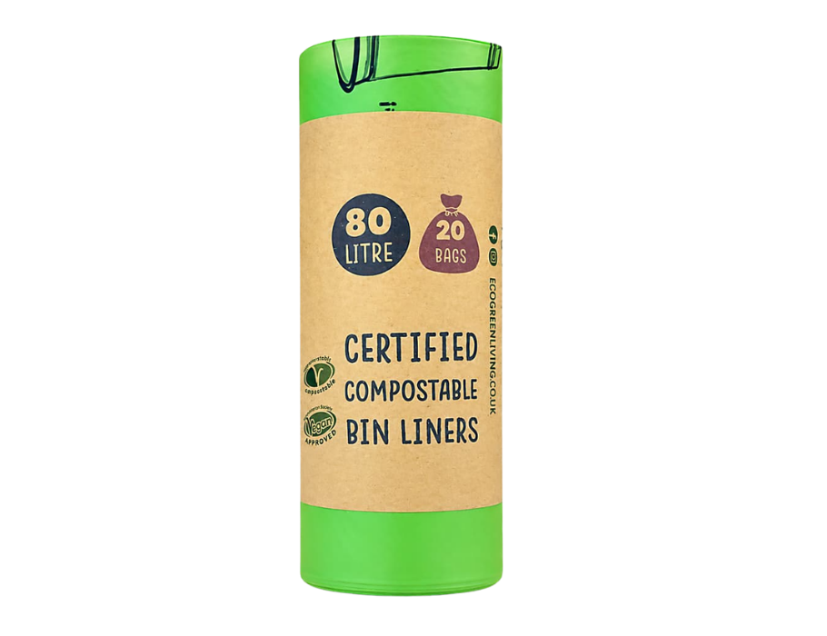 Eco Green Living Composteerbare Vuilniszakken - 80L