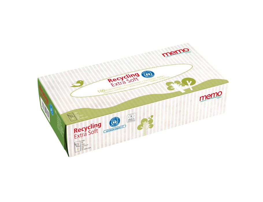 Cosmetische doekjes 2-laags - Recycling Extra Soft