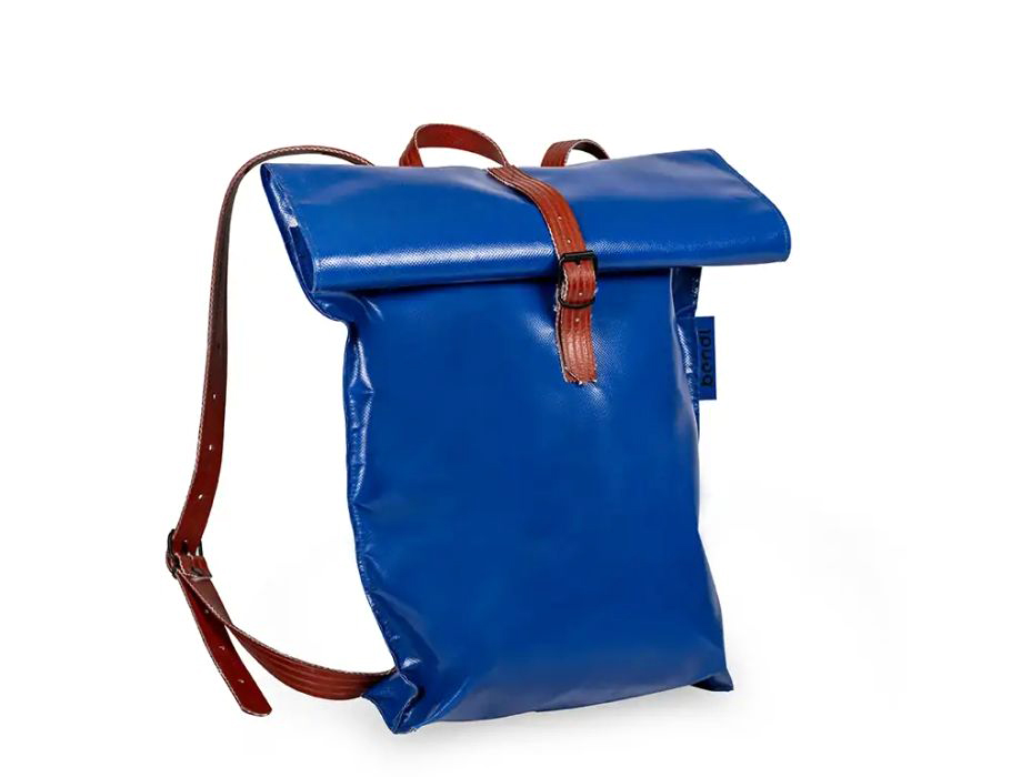 Rugzak rolltop backpack - Blue