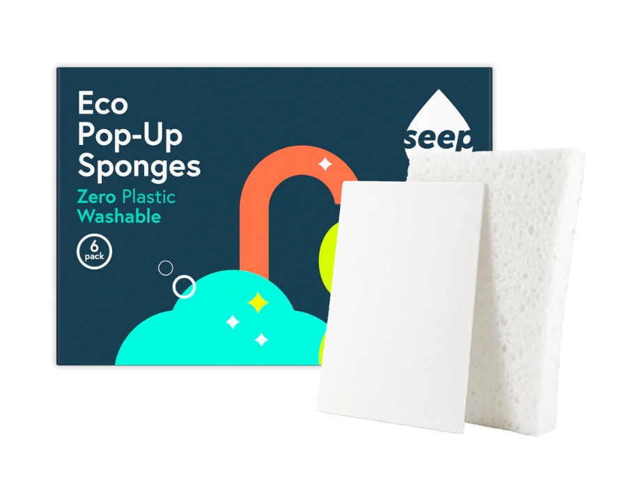 Eco Pop-Up Sponzen - 6 stuks