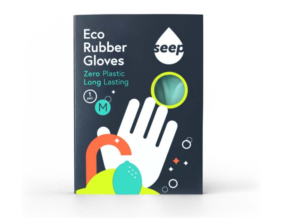 Schoonmaakhandschoenen - FSC Natuurrubber - Fairtrade - Small