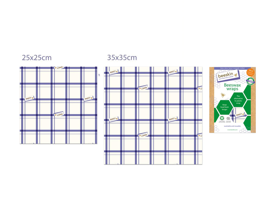 Bienenwachstücher Set - Medium und Large - Küche