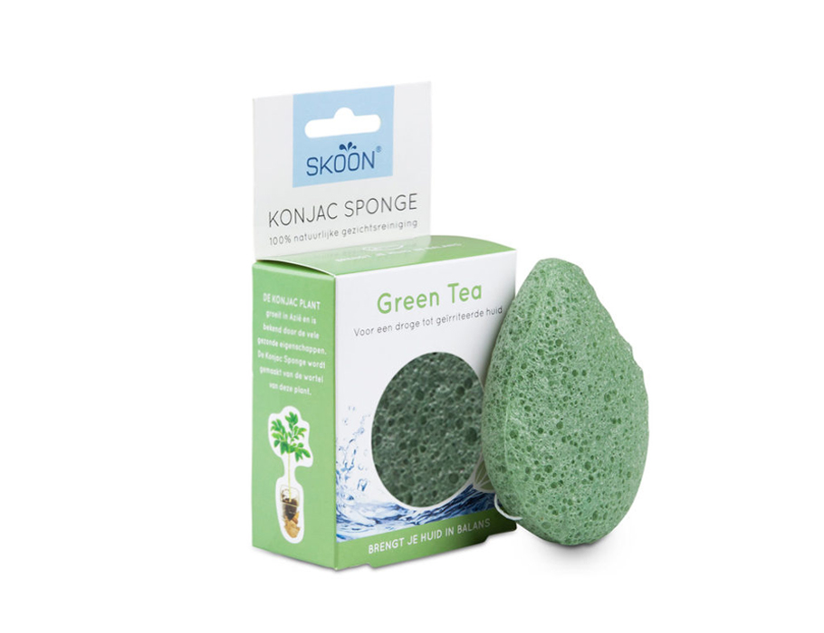 Konjac spons - Green Tea