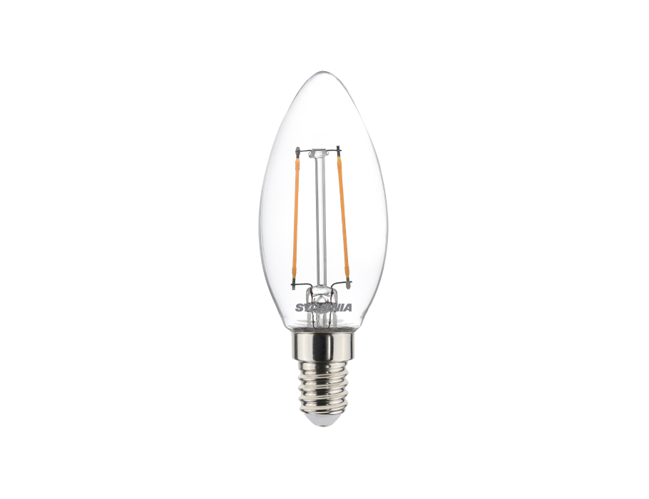 Ledlamp - E14 - 250 lm - Kaars - Helder - Filament