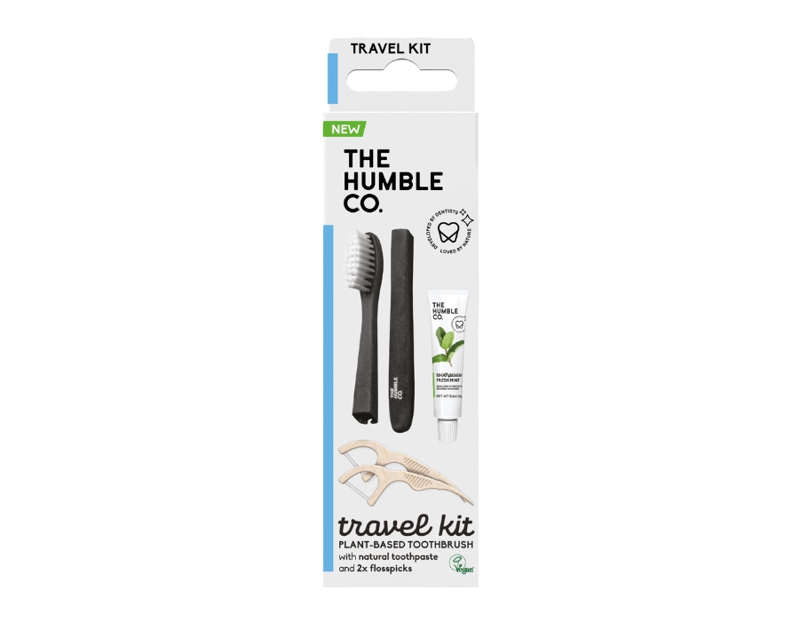 Travel Kit - Tandenborstel + Tandpasta + Flosspicks