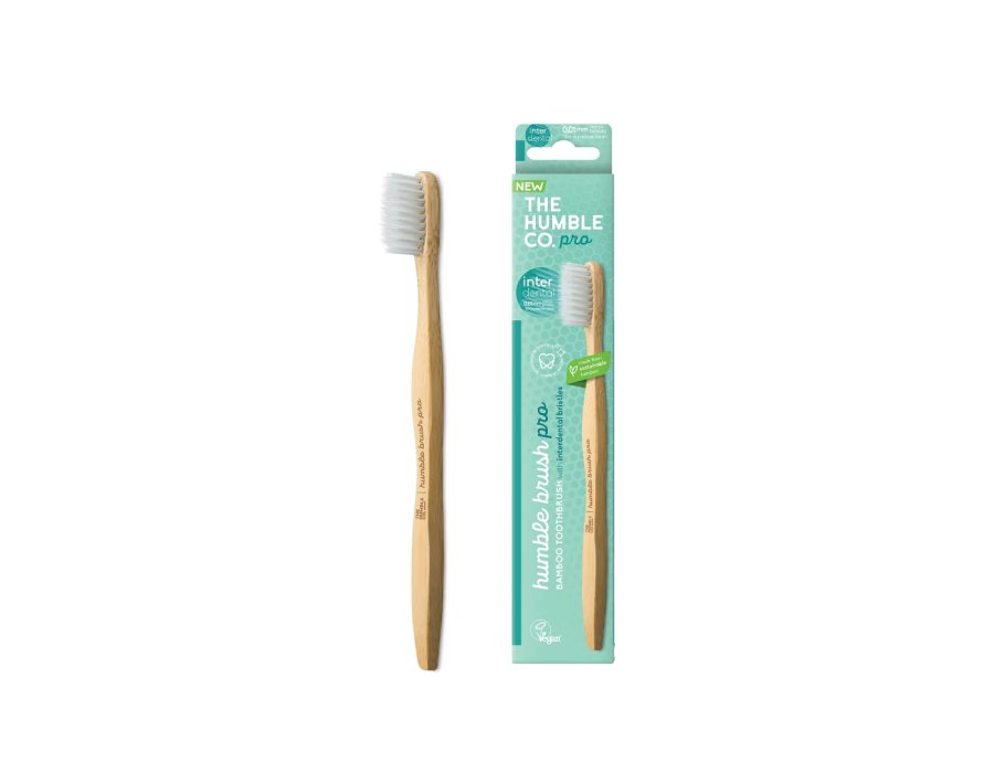 Zahnbürste Bambus - PRO - Interdental - Weich- Turquoise