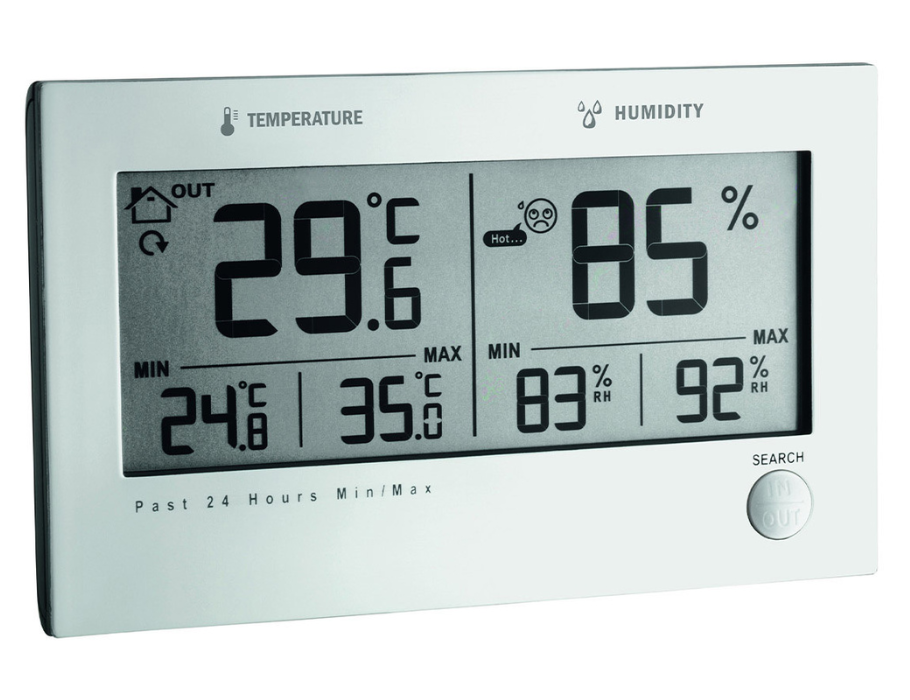 Hygrometer Twin Plus - Luftfeuchtigkeit und Temperatur - Innen und Außen