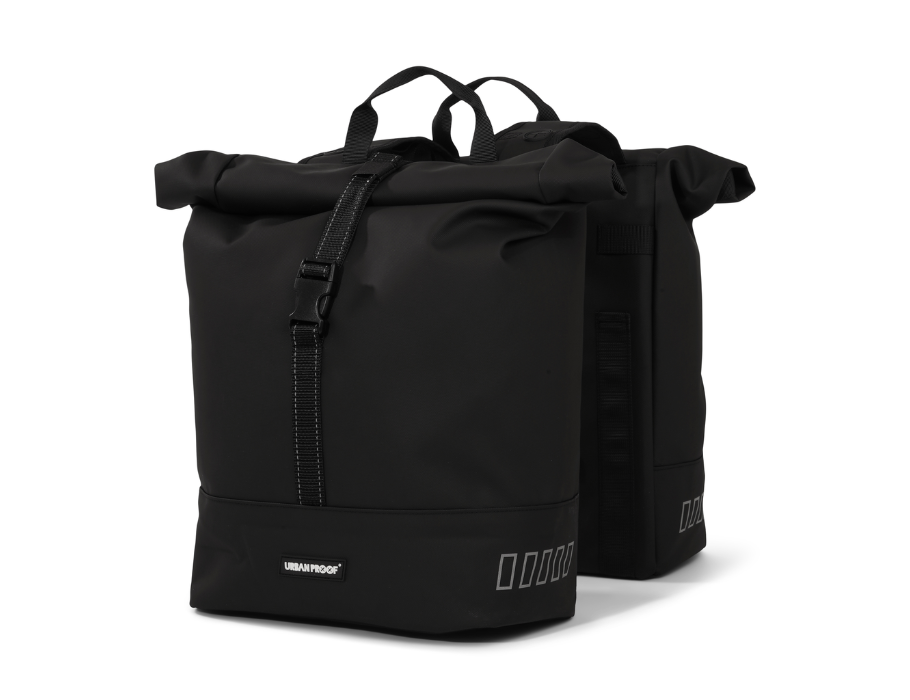 Urban Proof - Double Rolltop Fietstas 38L - Black