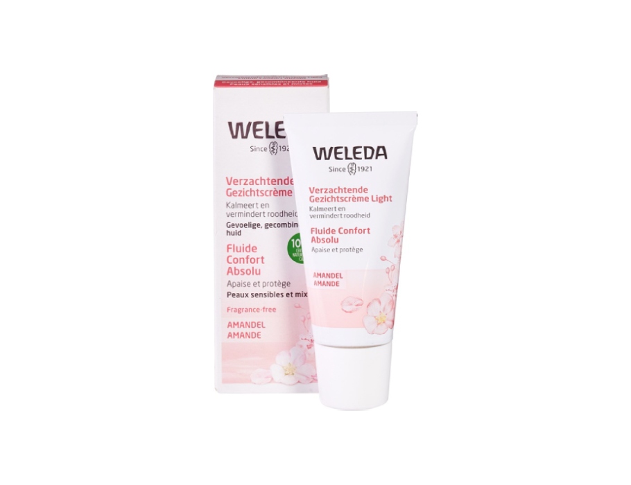 Verzachtende Gezichtscrème Light - Sensitive - Amandel - 30 ml