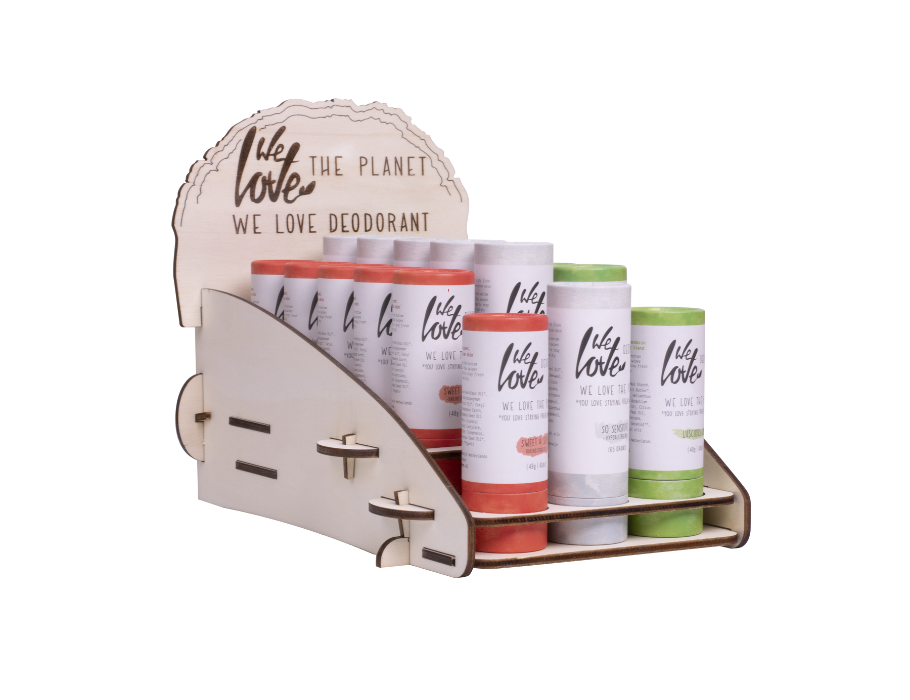 We Love The Planet - Deo Display - 3 Sticks