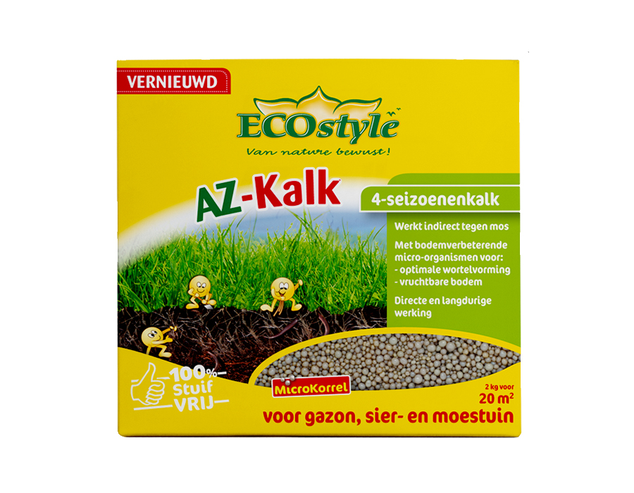 hypotheek voorspelling Subjectief ECOstyle - tuin AZ-kalk vier seizoenen - 2 kg | Eco-Logisch webshop