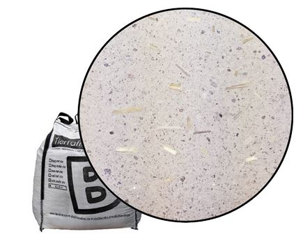 Basis leem S1 -  25 kg - Lichtgrijs - met stro