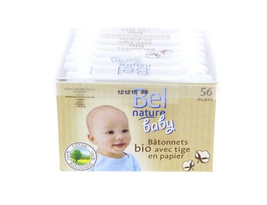 Bel Nature Baby Wattestäbchen 