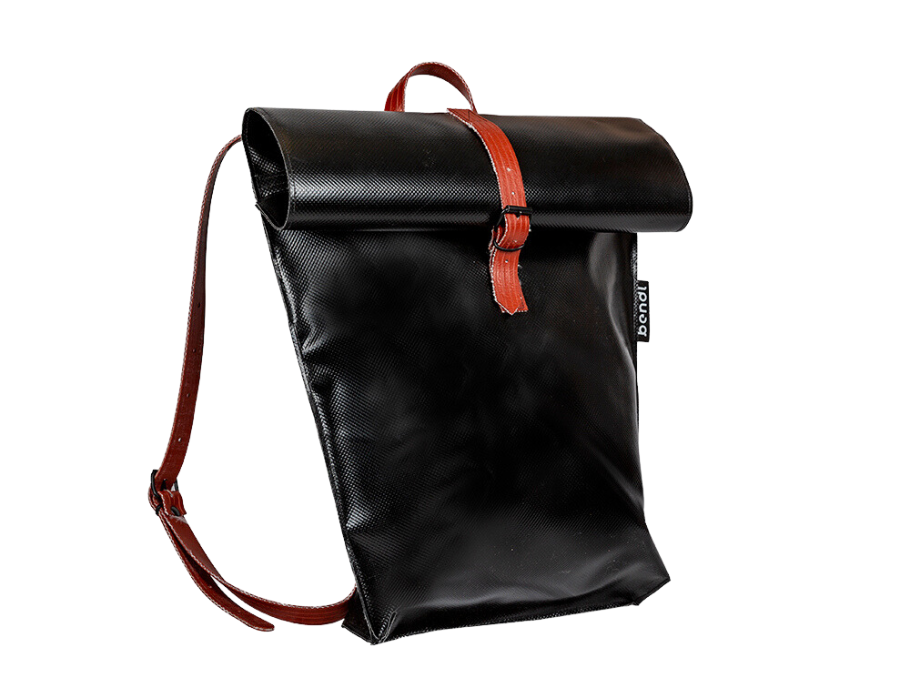 Rolltop Backpack - Black