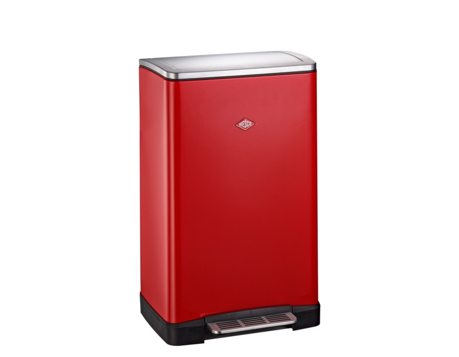 Prullenbak big double boy - rood