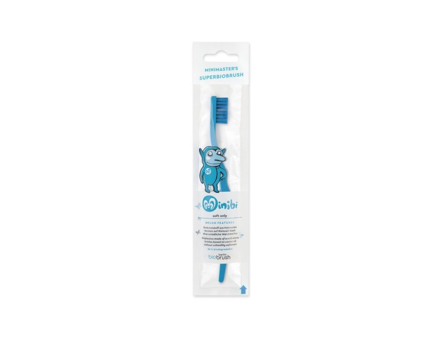 Biobrush tandenborstel kind - blue