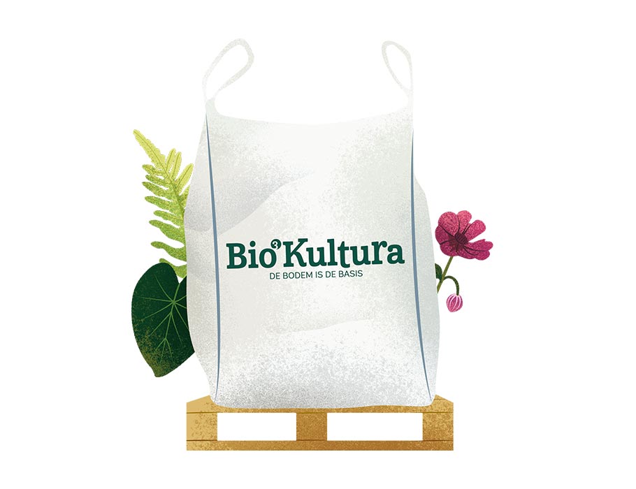 Blumenerde im Big Bag 1kub