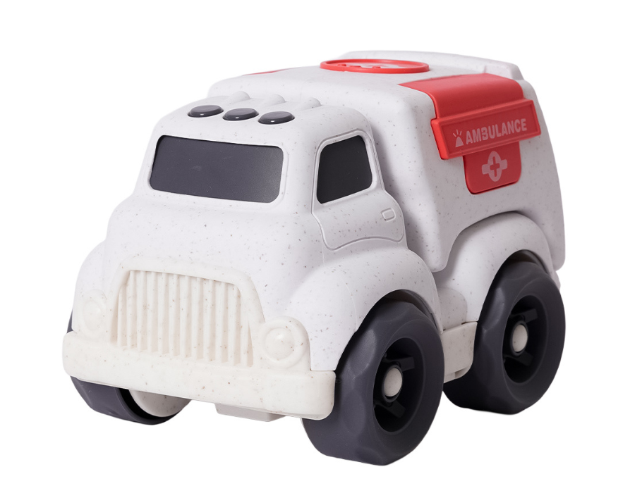 Bioplastic speelgoed ambulance 18cm