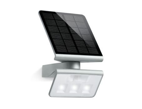 Buitenlamp met zon paneel Zilver