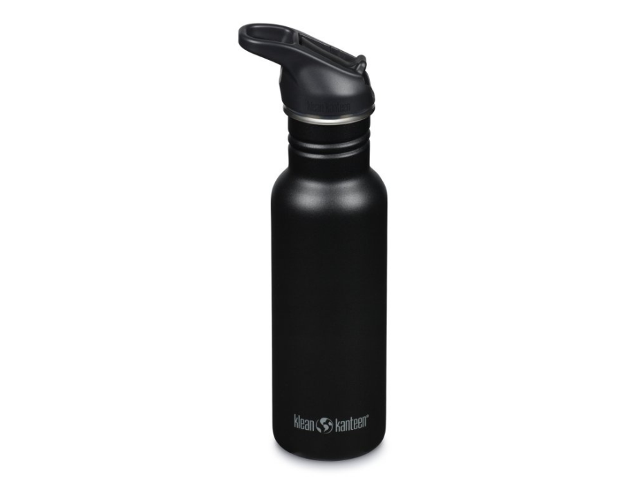 Drinkfles Classic Narrow Zwarte Sportdop 532 ml 