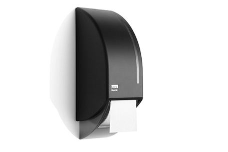 Toiletrol Dispenser - 2 Rollen - Zwart
