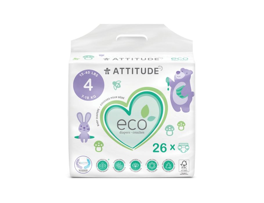Attitude Kinder Luiers Wegwerp Eco 4 7 18kg Eco Logisch Webshop