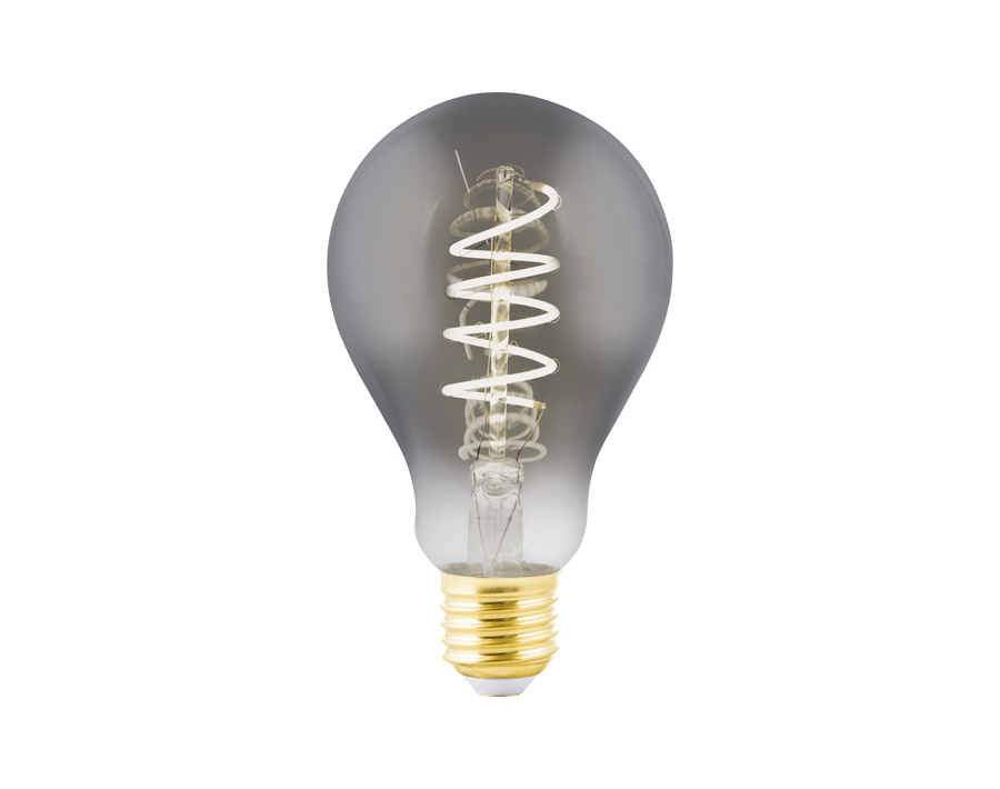 Ledlamp - Bol - E27 - 100 lm - Smoke - Spiraal