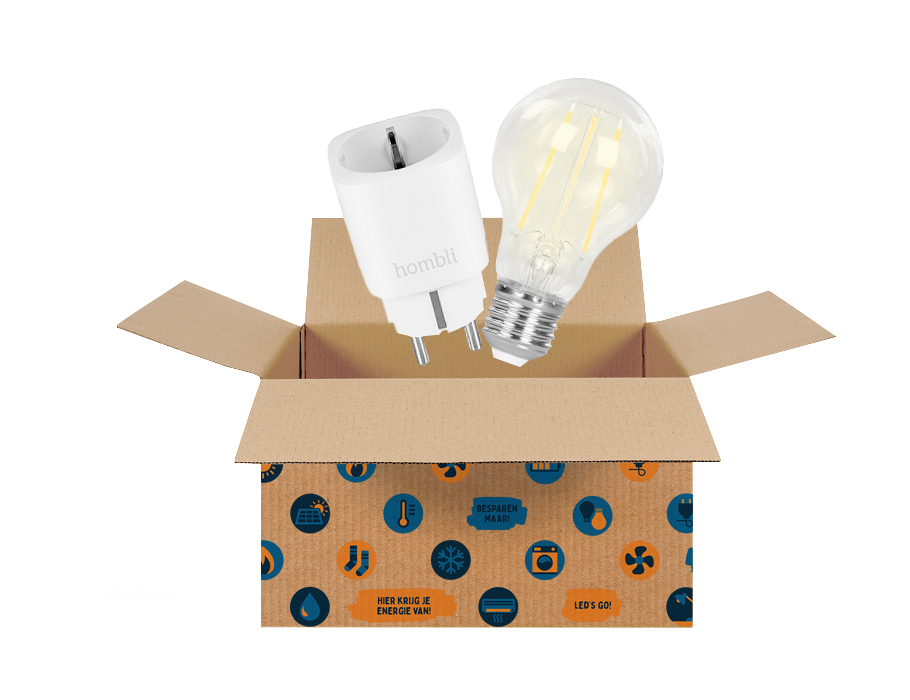 Energiebespaarbox - Lampenbox - Medium - Smart
