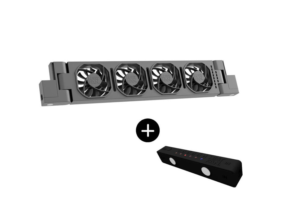 Solo Heatfan 4 - Schwarz inkl. Smart Controller