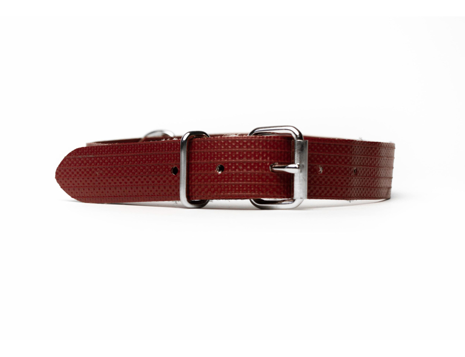 Hondenhalsband - Brandweerslang - Rood - Maat M