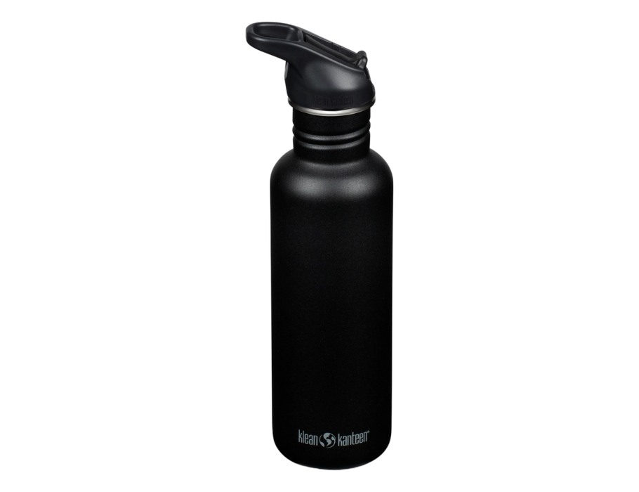 Drinkfles Classic Zwart Sportdop 800ml