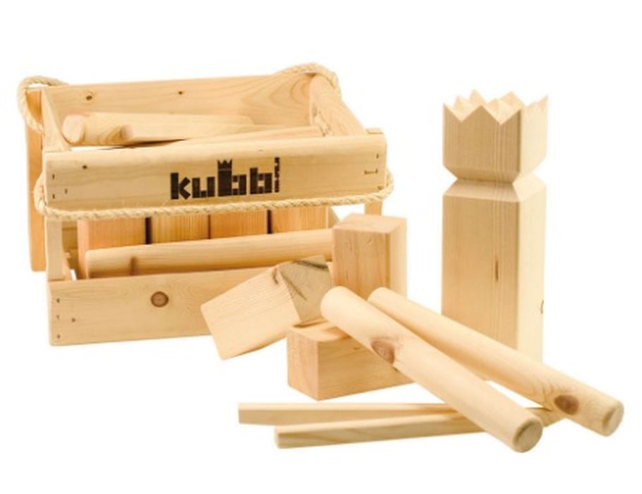 Kubb spel - houten krat