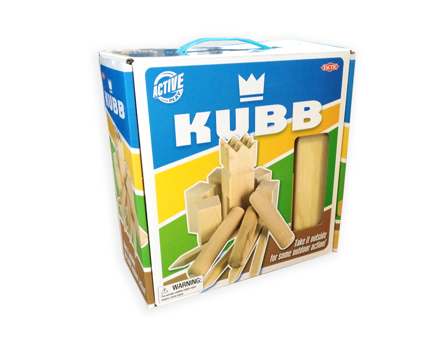  Kubb-Spiel – im Karton
