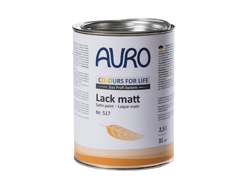 Lack matt - Nr. 517 - Weiß - 2,5l