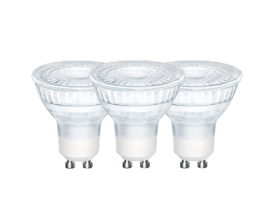 Ledlamp PAR16 - set van 3 - GU10 - 270 lm - Reflector