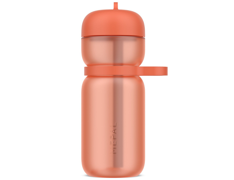 Drinkfles Flip 600 ml - Peach Orange