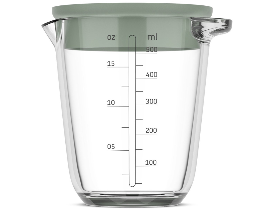 Maatbeker Met Deksel - Chef It - Nordic Sage - 500ml