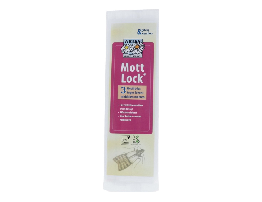 Mottlock Mottenval Kleefstrips - Gifvrij - 3 stuks