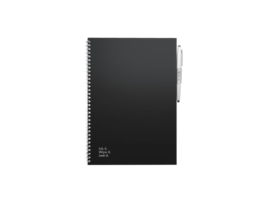 Notizblock - Hardcover A4 - Pitch Black 