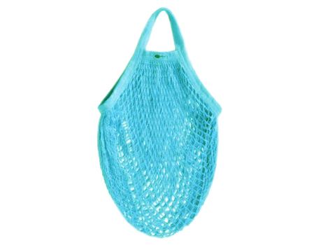 Katoenen boodschappentas - licht blauw