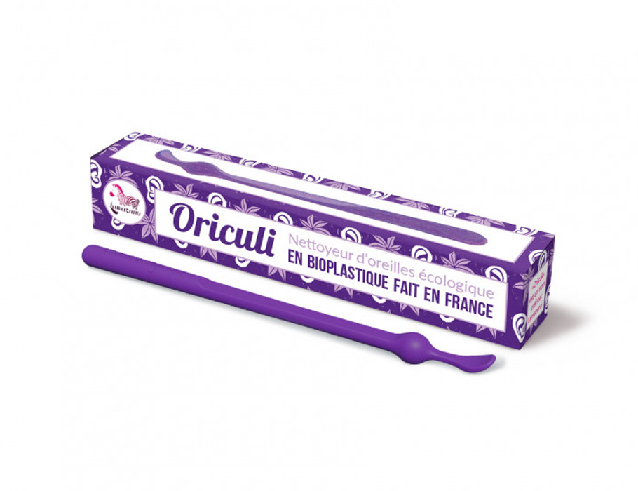 Oriculi Ohrenstäbchen - Biokunststoff - violett