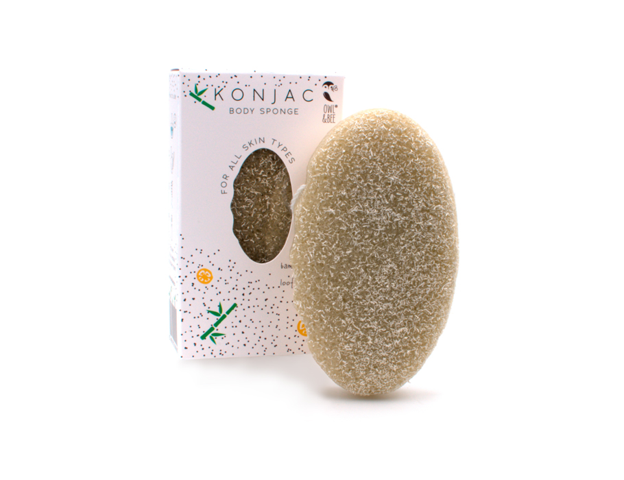 Lichaamsspons - Konjac, Bamboe & Luffa - Alle Huidtypen