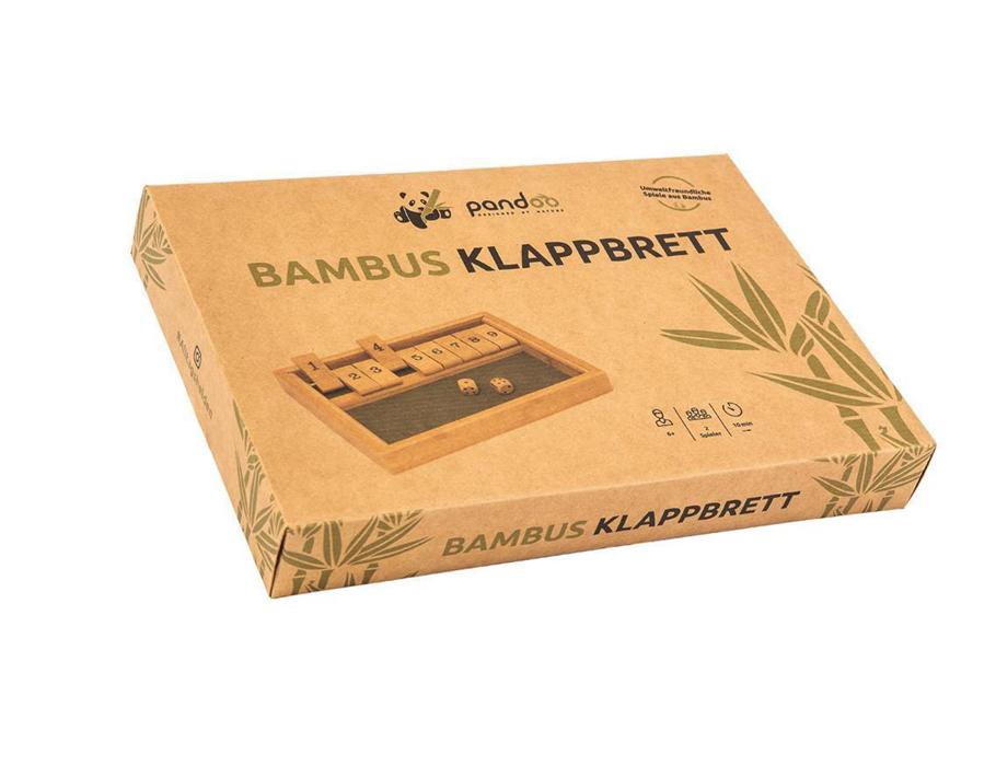 Klappbrett - Würfelspiel -  Bambus